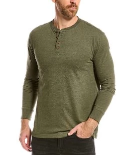 men WEATHERPROOF VINTAGE Brushed Henley Shirt