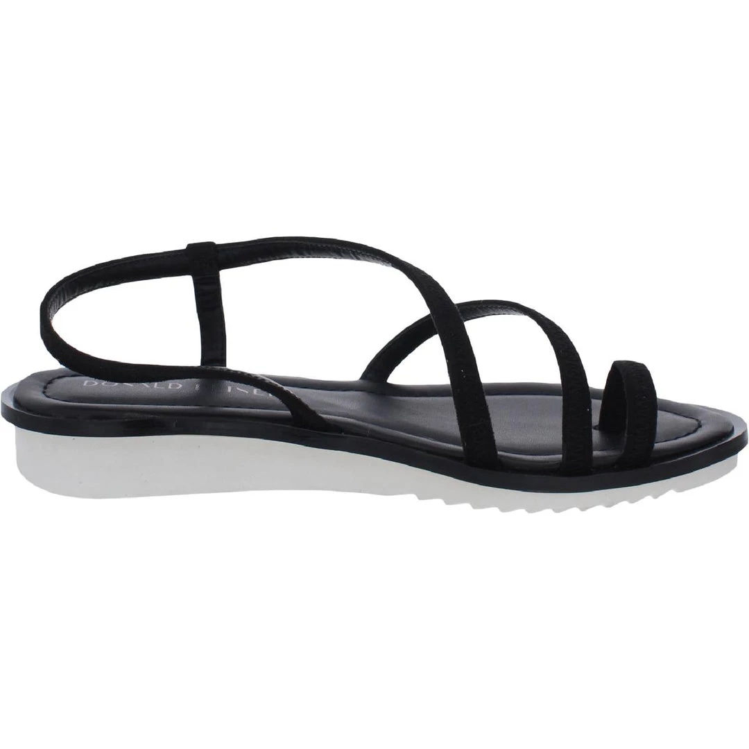 Donald J. Pliner Roland Womens Faux Leather Slingback Flat Sandals 4 Donald J. Pliner Roland Womens Faux Leather Slingback Flat Sandals - Image 2