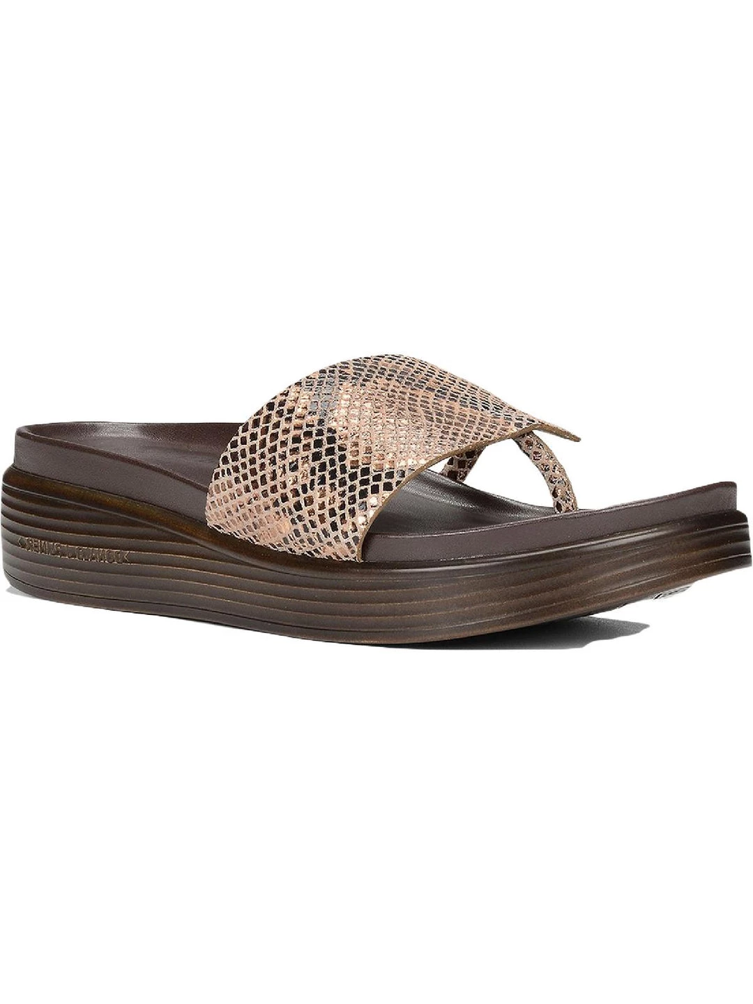 Donald J. Pliner Fifi Womens Leather Python Print Wedge Sandals 3 Donald J. Pliner Fifi Womens Leather Python Print Wedge Sandals