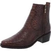Donald J. Pliner Marisol Womens Leather Snake Print Ankle Boots