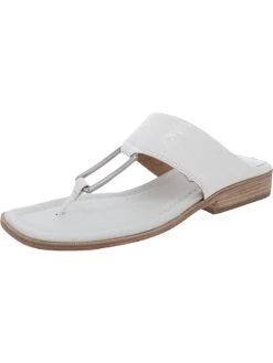 Donald J. Pliner Lonnie 07 Womens Patent Leather Summer Thong Sandals