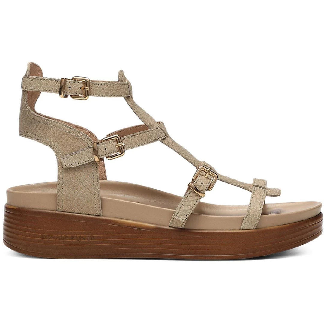 Donald J. Pliner Womens Leather Metallic Platform Sandals 4 Donald J. Pliner Womens Leather Metallic Platform Sandals - Image 2