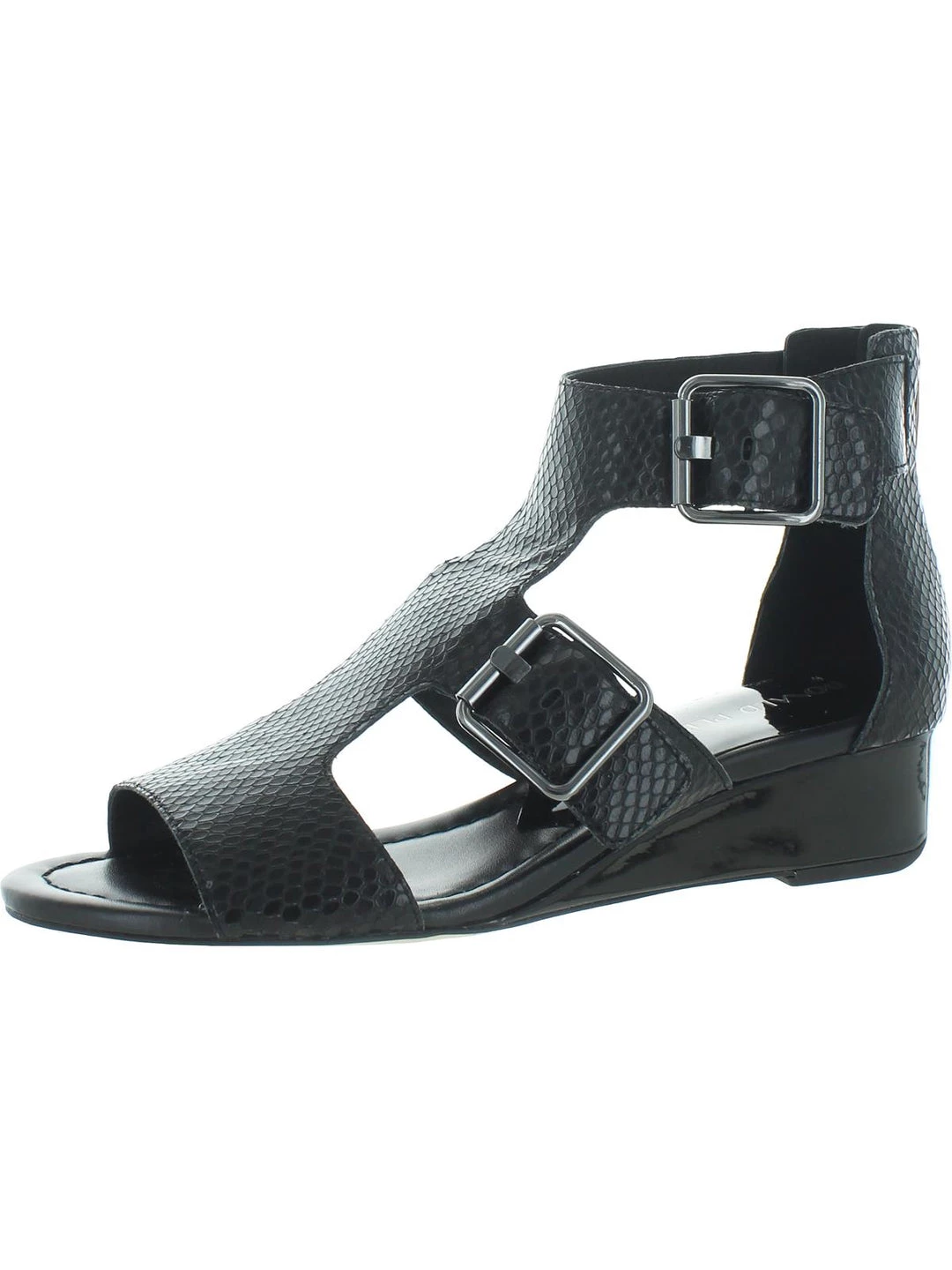 Donald J. Pliner Olive Womens Leather Buckle Wedge Sandals 3 Donald J. Pliner Olive Womens Leather Buckle Wedge Sandals