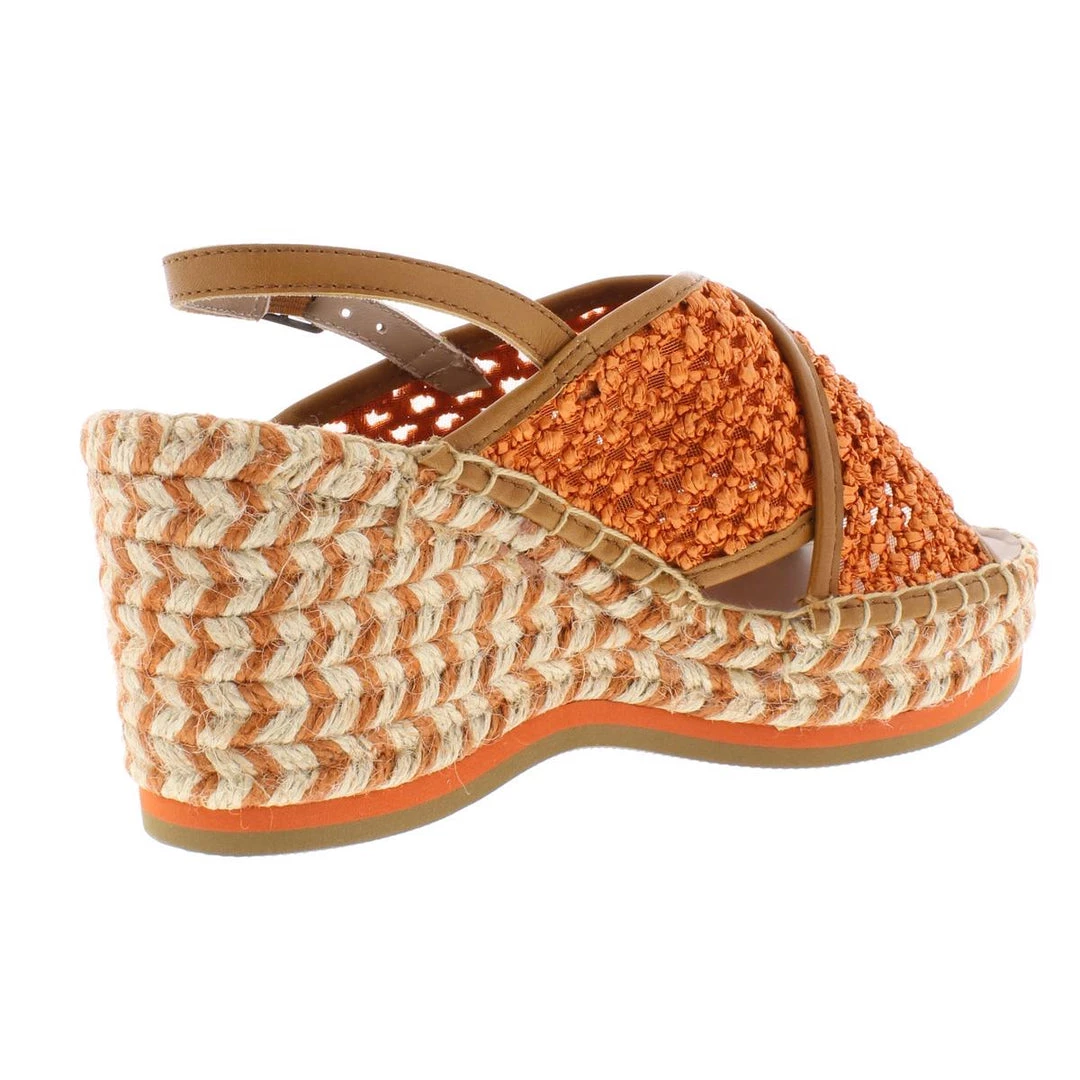 Donald J. Pliner Lotti Womens Raffia Slingback Wedge Sandals 4 Donald J. Pliner Lotti Womens Raffia Slingback Wedge Sandals - Image 2