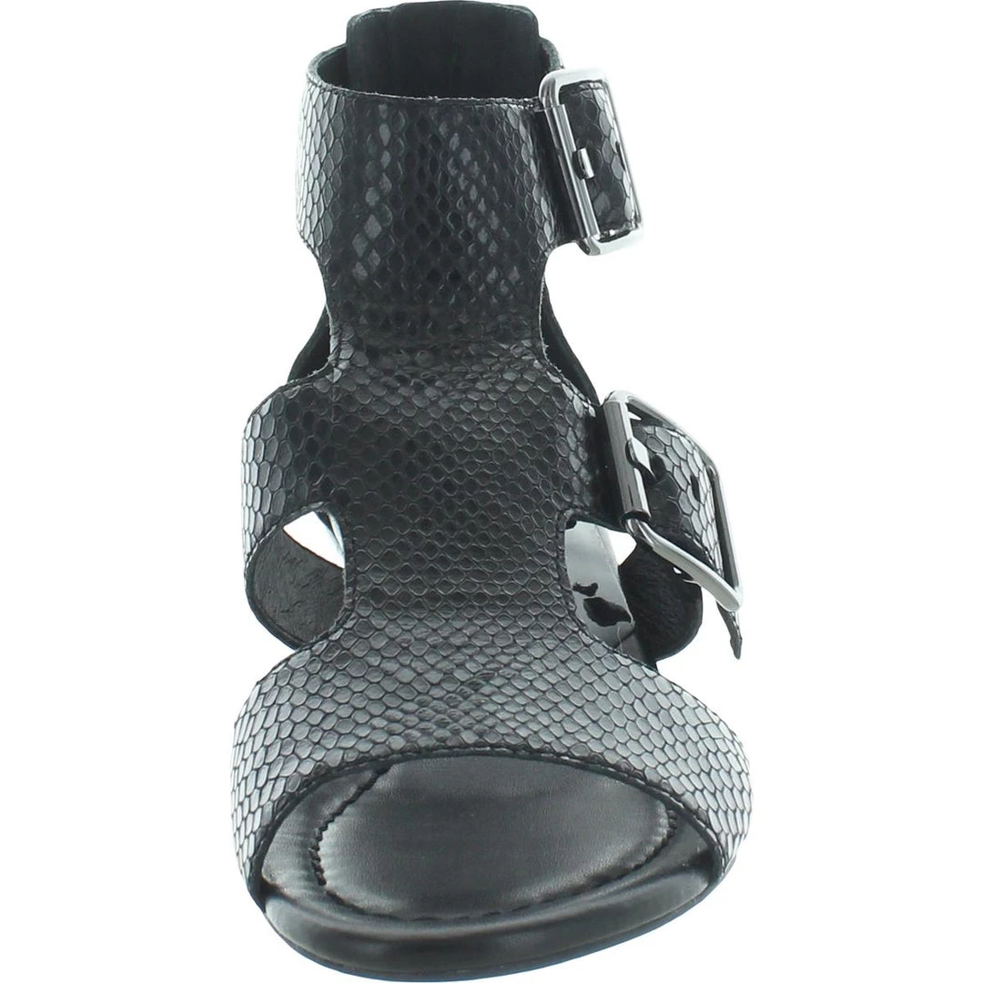 Donald J. Pliner Olive Womens Leather Buckle Wedge Sandals 4 Donald J. Pliner Olive Womens Leather Buckle Wedge Sandals - Image 2