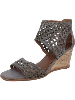 Donald J. Pliner Lagos Womens Woven Cork Wedge Sandals