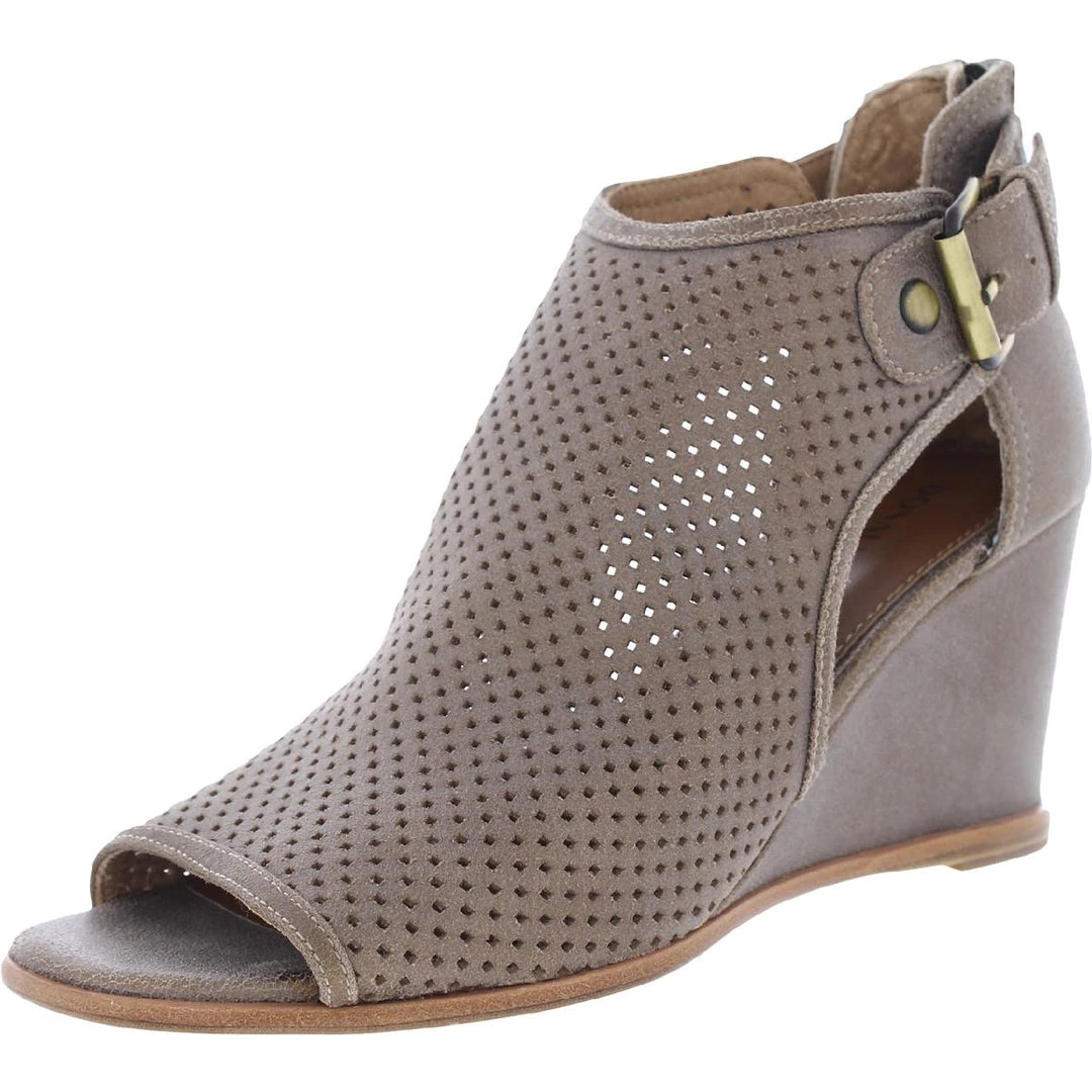 Donald J. Pliner Lottie Womens Zipper Peep toe Wedge Heels 5 Donald J. Pliner Lottie Womens Zipper Peep toe Wedge Heels - Image 3