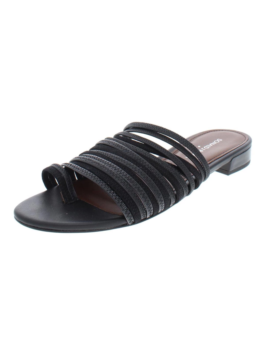 Donald J. Pliner Frea Womens Toe Loop Strappy Slide Sandals 3 Donald J. Pliner Frea Womens Toe Loop Strappy Slide Sandals