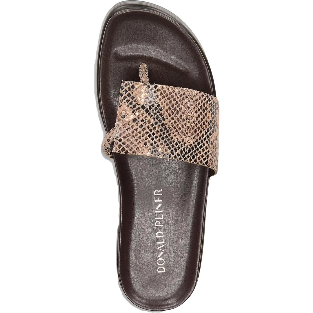 Donald J. Pliner Fifi Womens Leather Python Print Wedge Sandals 6 Donald J. Pliner Fifi Womens Leather Python Print Wedge Sandals - Image 4