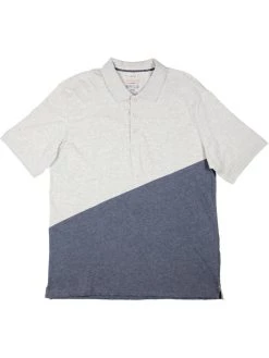 Weatherproof Vintage Mens Brushed Jersey Heathered Polo Shirt