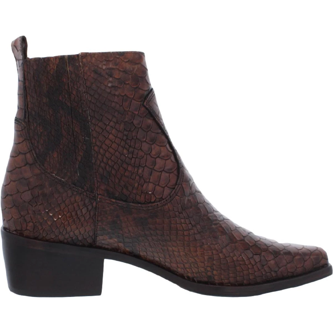 Donald J. Pliner Marisol Womens Leather Snake Print Ankle Boots 4 Donald J. Pliner Marisol Womens Leather Snake Print Ankle Boots - Image 2