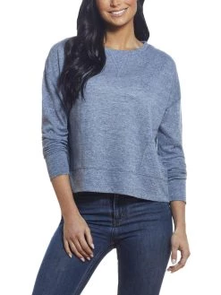 Weatherproof Vintage Womens Slub Crewneck T-Shirt