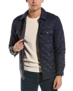 men WEATHERPROOF VINTAGE Quilted Shirt Jacket
