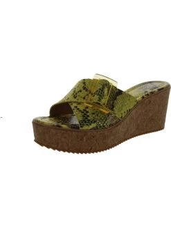 Donald J. Pliner ILLIAD Womens Cork Platform Wedge Sandals