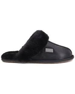 women Australia Luxe Collective Closed Mule Satin Sheepskin Slipper