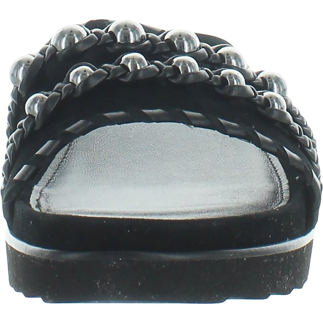 Donald J. Pliner Carlie Womens Suede Metallic Dress Sandals 4 Donald J. Pliner Carlie Womens Suede Metallic Dress Sandals - Image 2