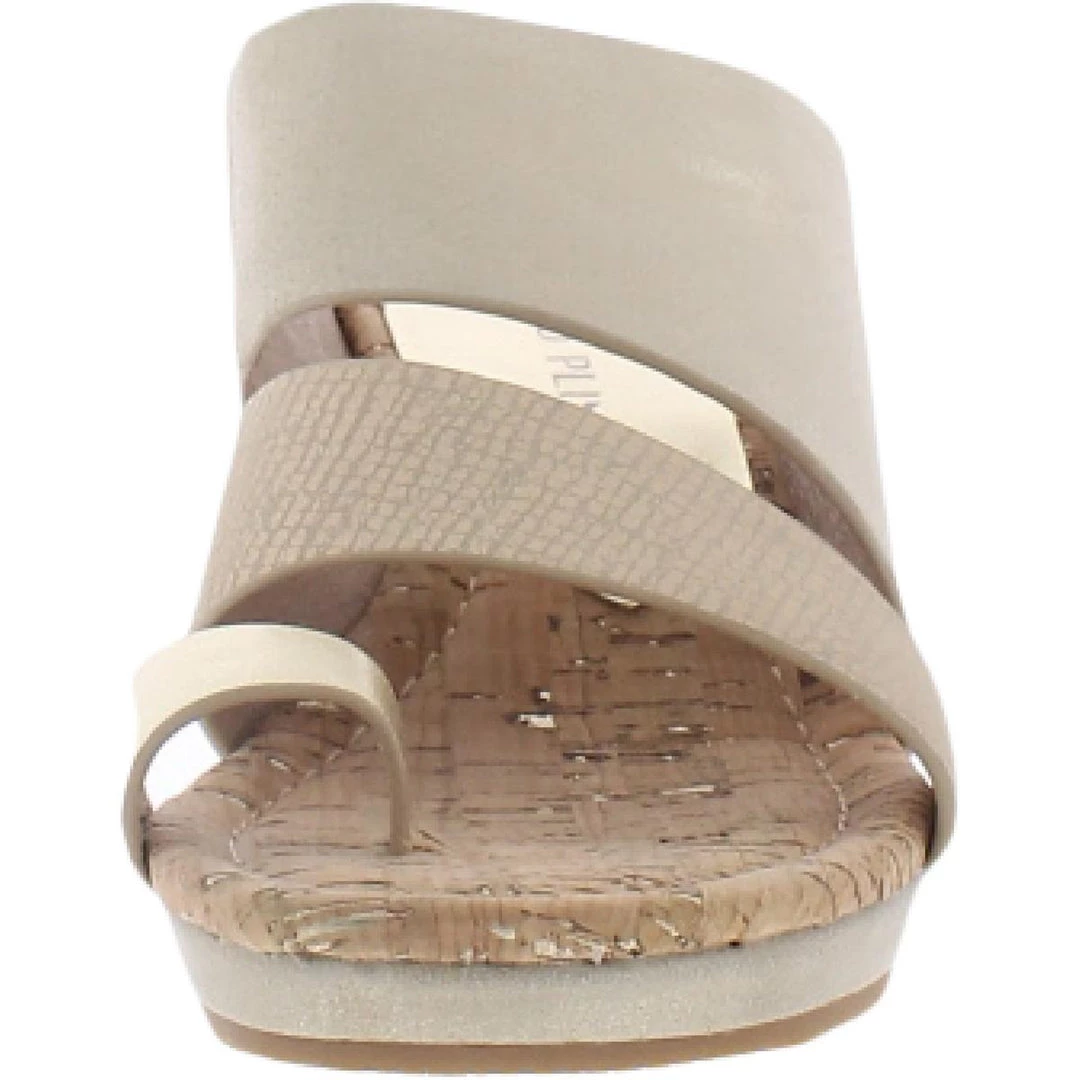 Donald J. Pliner Womens Leather Embossed Slide Sandals 5 Donald J. Pliner Womens Leather Embossed Slide Sandals - Image 3