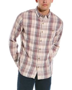 men WEATHERPROOF VINTAGE Burnout Flannel Shirt