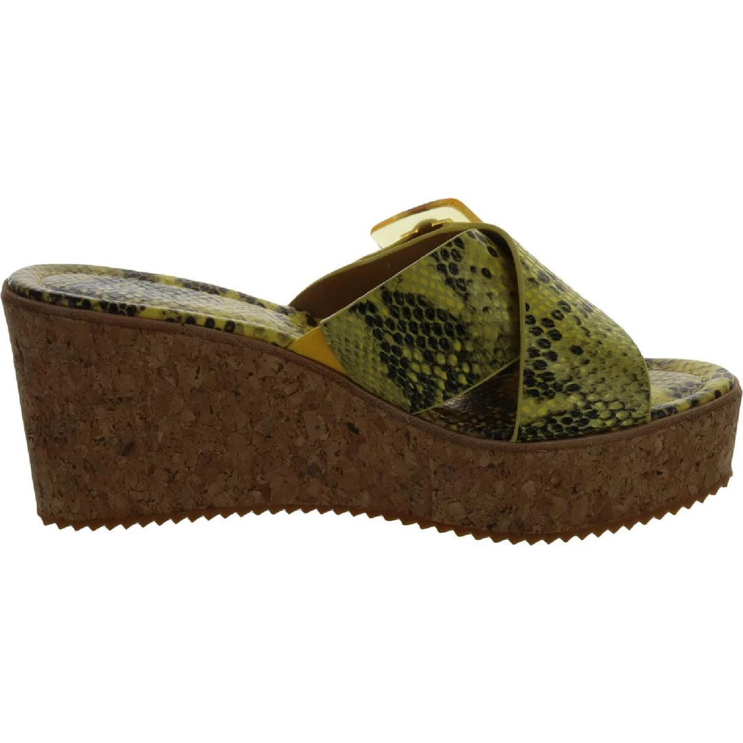 Donald J. Pliner ILLIAD Womens Cork Platform Wedge Sandals 4 Donald J. Pliner ILLIAD Womens Cork Platform Wedge Sandals - Image 2