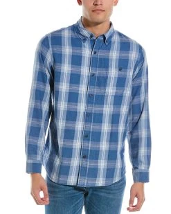 men WEATHERPROOF VINTAGE Burnout Flannel Shirt
