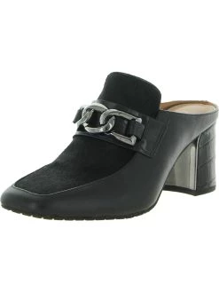 Donald J. Pliner CAAPE Womens Leather block hele Clogs
