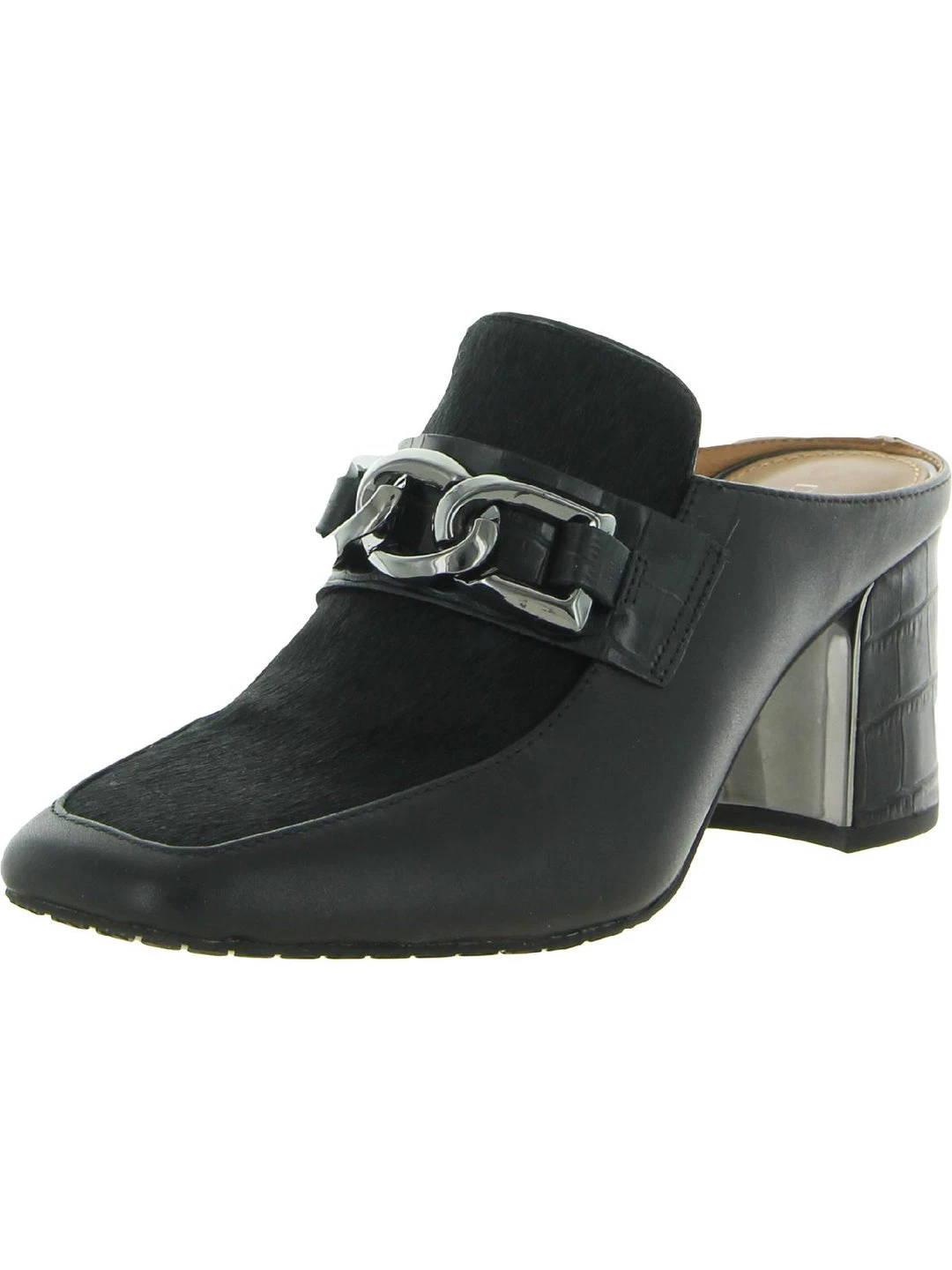 Donald J. Pliner CAAPE Womens Leather block hele Clogs 3 Donald J. Pliner CAAPE Womens Leather block hele Clogs
