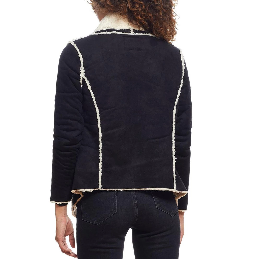 Weatherproof Vintage Womens Faux Suede Short Open Front 4 Weatherproof Vintage Womens Faux Suede Short Open Front - Image 2