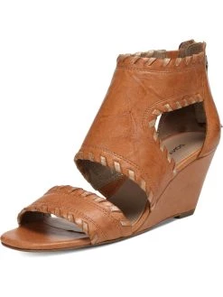 Donald J. Pliner Sami Womens Leather Open Toe Wedge Sandals