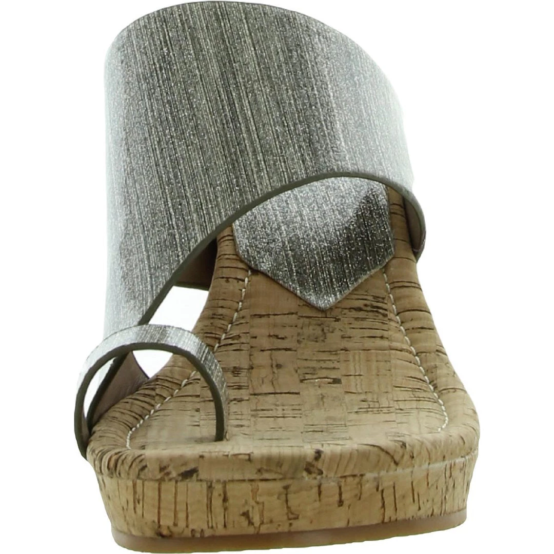 Donald J. Pliner Gyer 2 Womens Suede Split Toe Wedge Sandals 5 Donald J. Pliner Gyer 2 Womens Suede Split Toe Wedge Sandals - Image 3