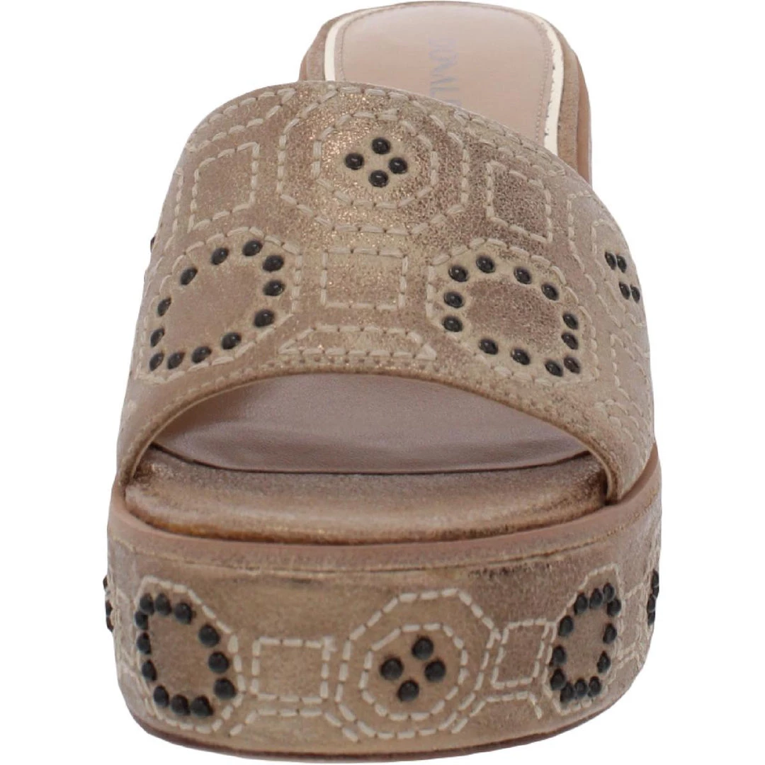Donald J. Pliner Indie Womens Slip On Wedge Mule Sandals 5 Donald J. Pliner Indie Womens Slip On Wedge Mule Sandals - Image 3