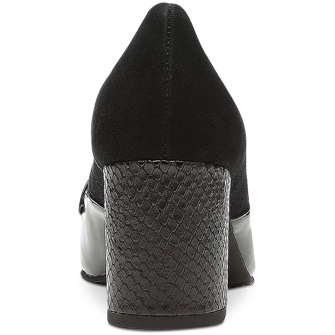 Donald J. Pliner Camden 07 Womens Patent Leather Embossed Loafer Heels 5 Donald J. Pliner Camden 07 Womens Patent Leather Embossed Loafer Heels - Image 3