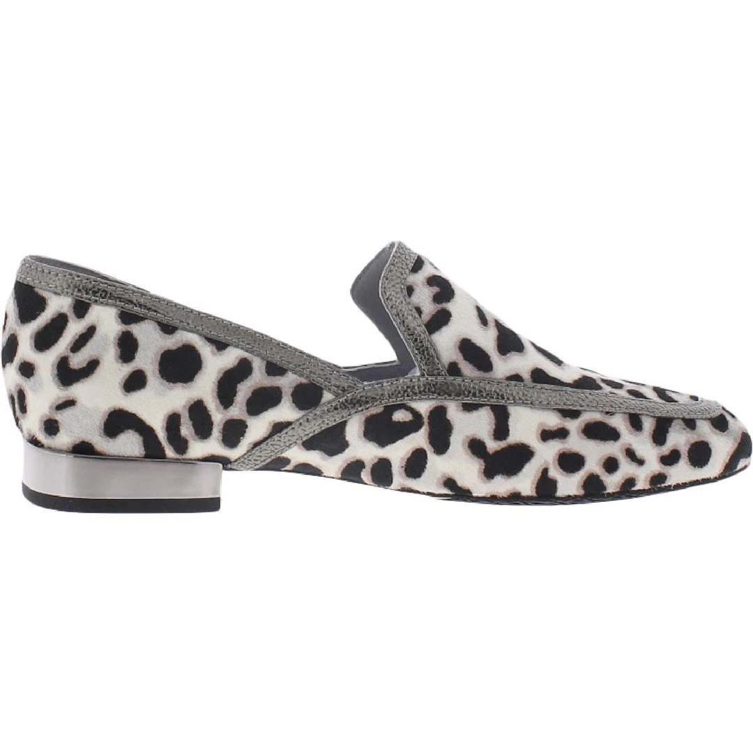 Donald J. Pliner Rezza Womens Slip-On Block Heel Smoking Loafers 4 Donald J. Pliner Rezza Womens Slip-On Block Heel Smoking Loafers - Image 2