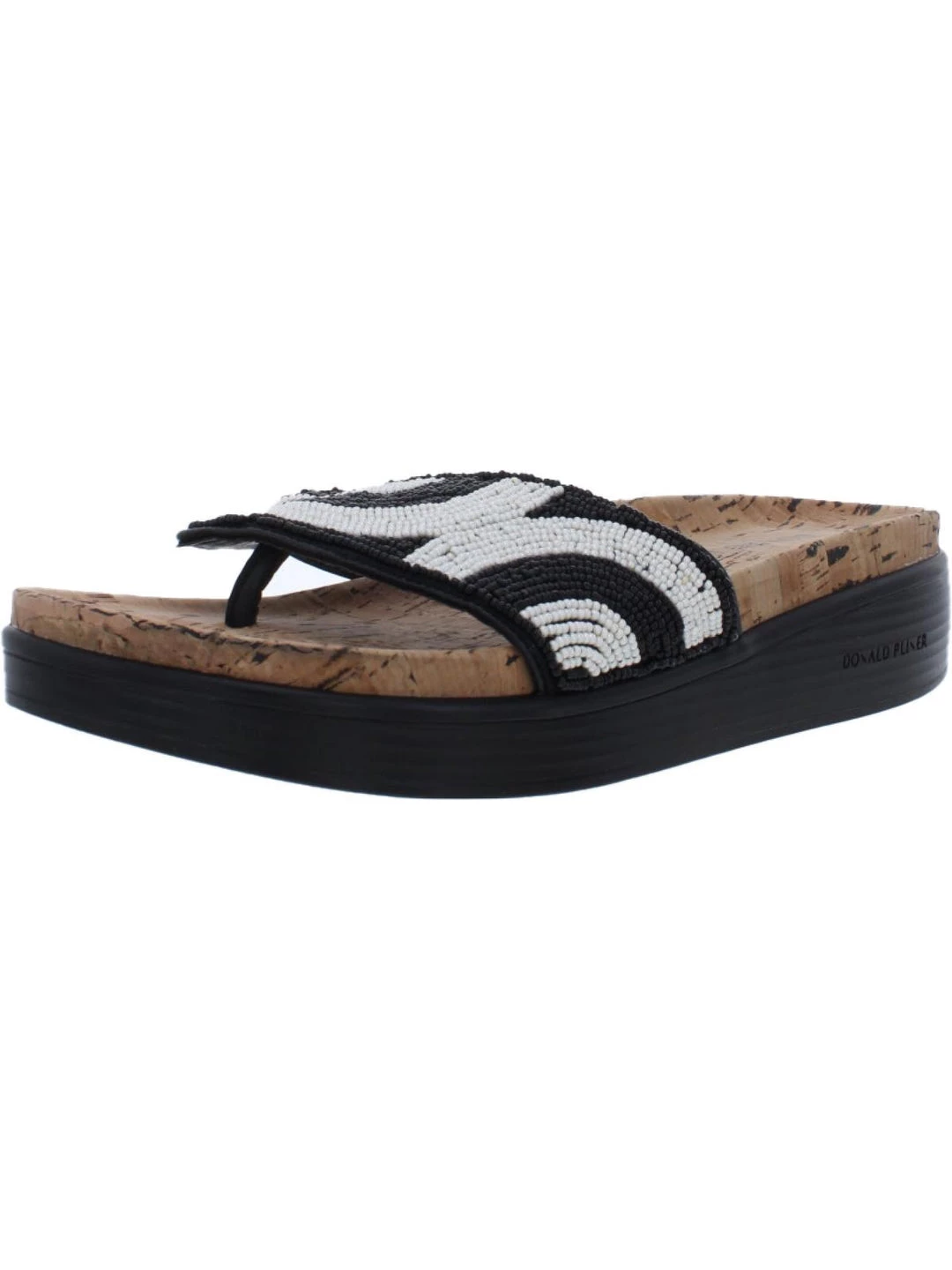 Donald J. Pliner Fifi Womens Beaded Slip On Thong Sandals 3 Donald J. Pliner Fifi Womens Beaded Slip On Thong Sandals