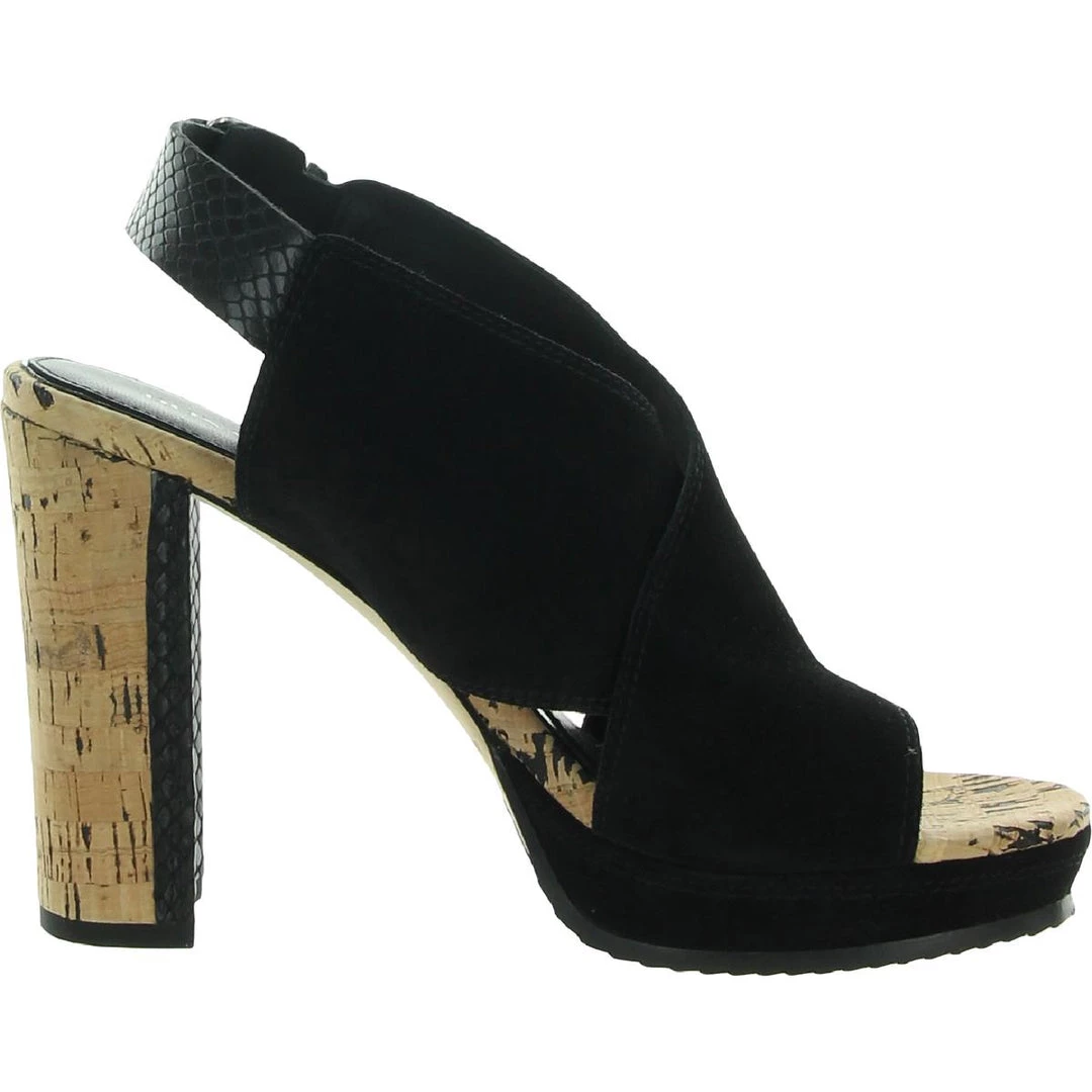 Donald J. Pliner Jayton Womens Cork Criss-Cross Heels 4 Donald J. Pliner Jayton Womens Cork Criss-Cross Heels - Image 2
