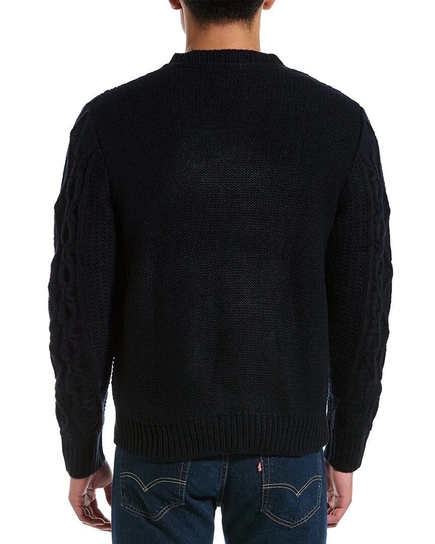 men WEATHERPROOF VINTAGE Cable Top Crewneck Sweater 4 men WEATHERPROOF VINTAGE Cable Top Crewneck Sweater - Image 2